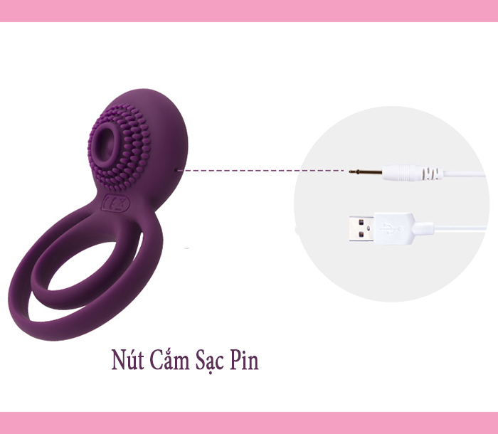 Vòng rung liếm quai đeo Svakom Tammy massage âm vật kích thích