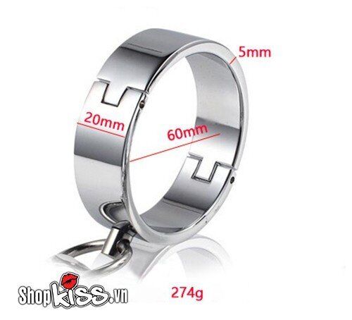 Còng tay kim loại BDSM bạo dâm siêu bền cứng khóa đôi an toàn