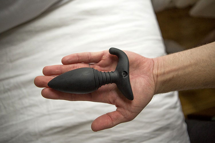 Phích rung hậu môn Lovense Hush điều khiển từ xa app silicone ABS