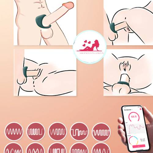 Vòng rung nam cao cấp Magic Dante II điều khiển app tiện lợi