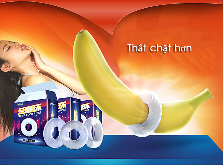 Vòng silicon Leten super cock DC70H chống xuất tinh sớm hiệu quả