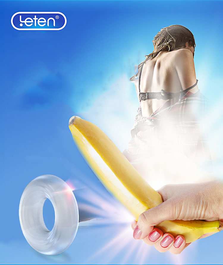 Vòng silicon Leten super cock chống xuất tinh sớm kéo dài thời gian