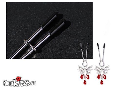  Bán Bộ kẹp vú BDSM họa tiết cánh dơi độc đáo cao cấp