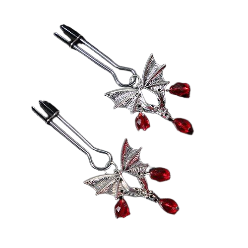  Bán Bộ kẹp vú BDSM họa tiết cánh dơi độc đáo  cao cấp 