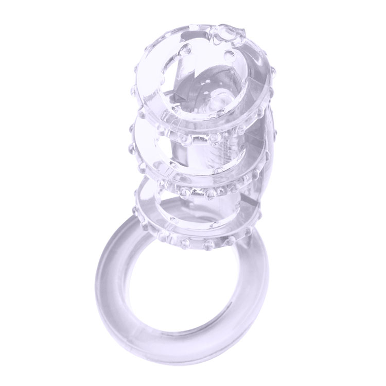 Khóa silicone 3 vòng rung kích thích tăng khoái cảm cho nam BD10D