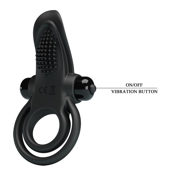 Vòng rung Pretty Love chống xuất tinh sớm silicon cao cấp an toàn