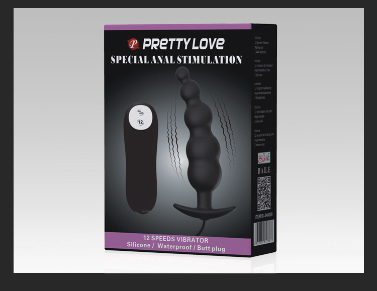 Kích Thích Hậu Môn Rung Nhiều Chế Độ – Anal Prettylove – AN 12