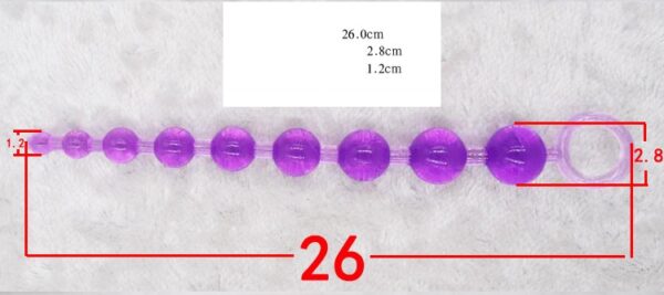 Chuỗi hạt hậu môn cao su mềm AN 05 kích thích cực khoái