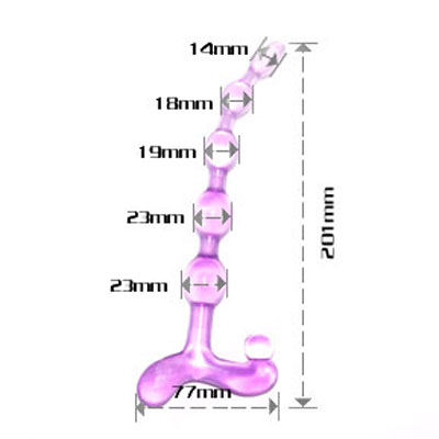 Dụng cụ massage hậu môn AN 17 chuỗi hạt kích thích thư giãn