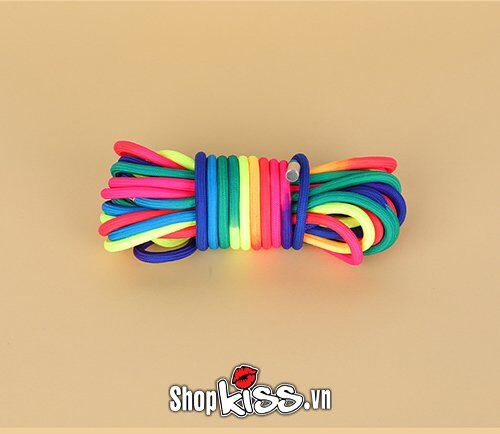 Rainbow Cotton BDSM Bondage Rope 10m Durable & Soft