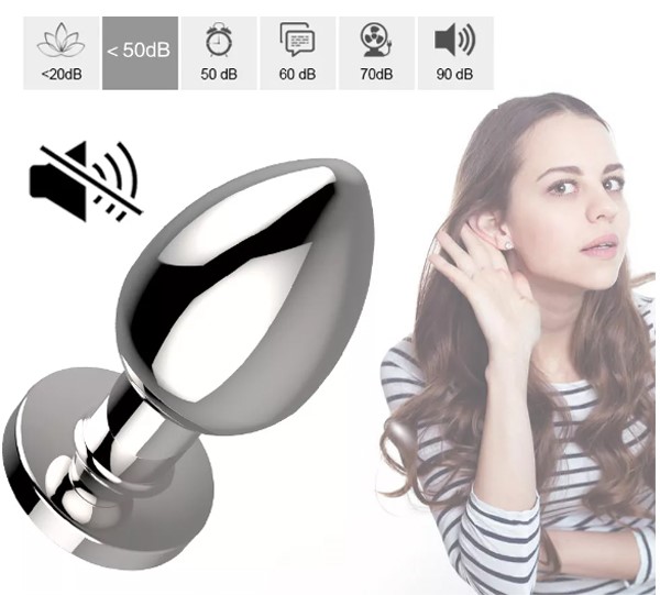 Phích cắm hậu môn inox đa tần rung 10 chế độ điều khiển từ xa