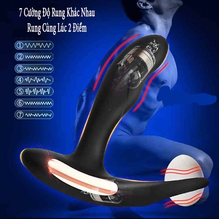Máy Rung Hậu Môn Đa Điểm Sưởi Ấm HM32 Kích Thích Điều Khiển Xa