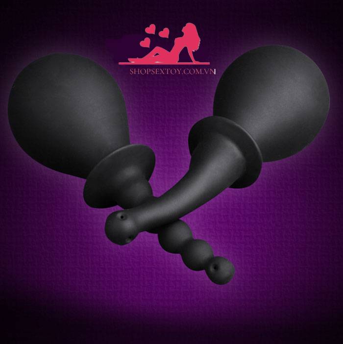 Dụng Cụ Xịt Rửa Kích Thích Hậu Môn 2 Trong 1 Tiện Lợi HM23B