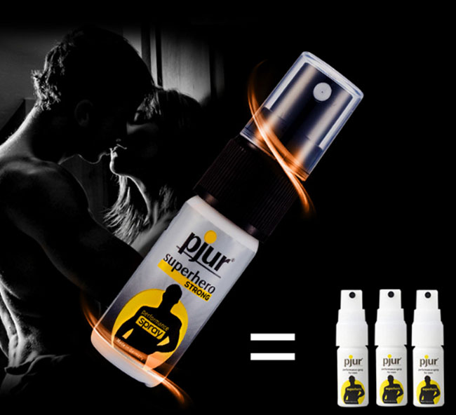 Chai xịt Pjur SuperHero Strong Đức XTS05 chống xuất tinh sớm hiệu quả