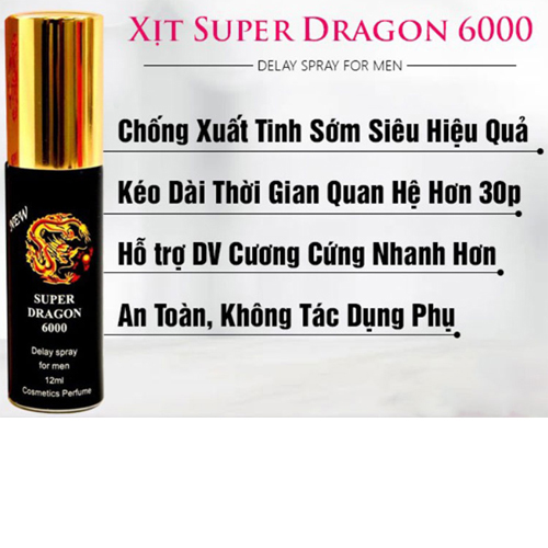 Xịt chống xuất tinh sớm Super Dragon XTS25 vitamin E tăng khoái cảm Xịt chống xuất tinh sớm Super Dragon XTS25 vitamin E tăng khoái cảm