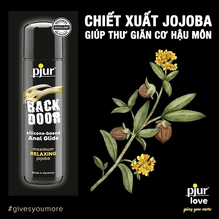 Gel bôi trơn hậu môn Pjur Back Door Silicon 100ml Chính Hãng