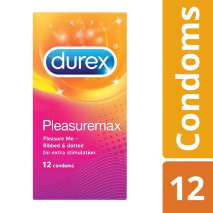 Durex Pleasure Max 12 Pack Ultra Thin 0.07mm Pink Scentless