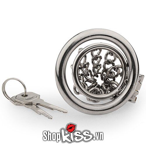 Stainless Steel BDSM Chain Cock Lock Device