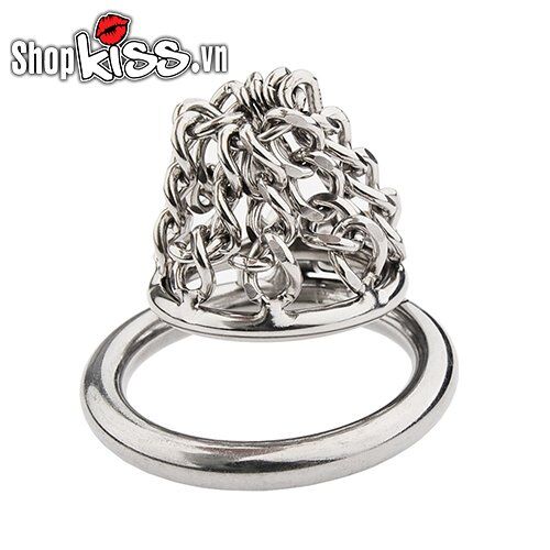 Nơi bán Khóa dương vật BDSM bằng thép không gỉ dạng dây xích giá rẻ Nơi bán Khóa dương vật BDSM bằng thép không gỉ dạng dây xích giá rẻ