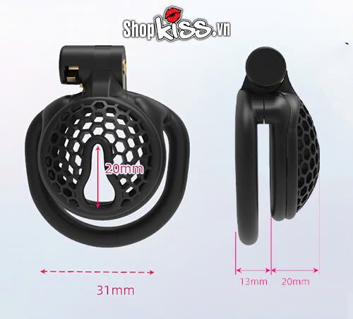 Khóa dương vật tổ ong BDSM sang trọng tăng khoái cảm người dùng