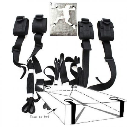 Đồ chơi BDSM 4 món cao cấp Dụng cụ trói buộc đa năng