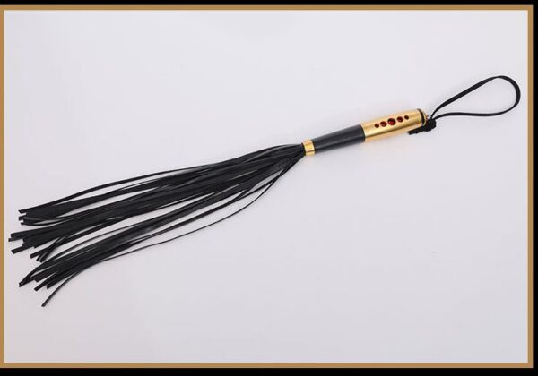 Dụng Cụ BDSM Roi Da Mạ Vàng Sang Trọng Phong Cách Đỉnh