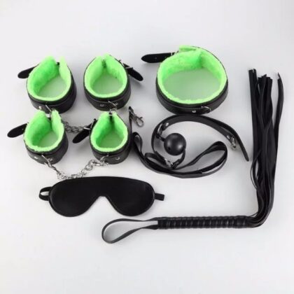 Đồ Chơi Bạo Dâm Bộ 7 Món Lót Lông Wanle BDSM Kích Thích Mạnh