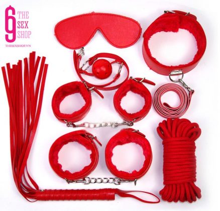 Đồ chơi BDSM 7 món lông mềm mại kích thích đam mê cực khoái