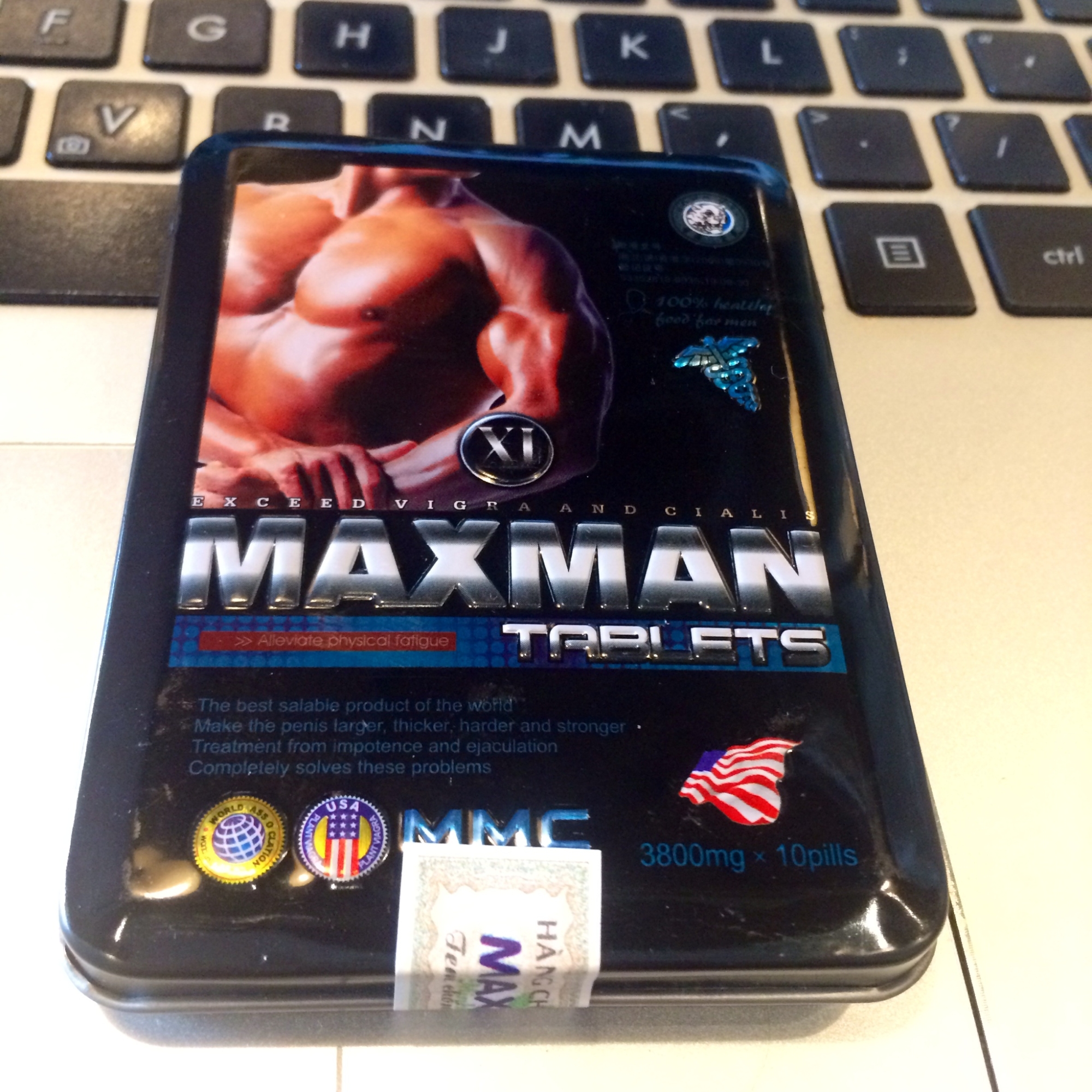 Viên Uống Thảo Dược Maxman CC 03 Hỗ Trợ Cương Cứng Mạnh Mẽ Nam 