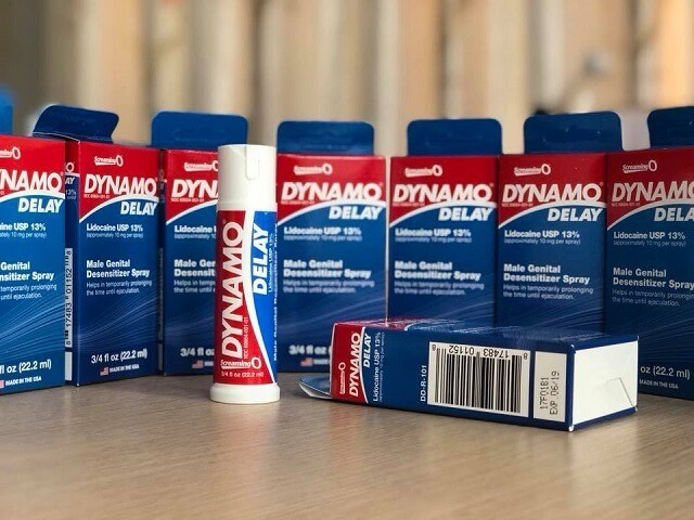 Chai xịt Dynamo Delay USA chống xuất tinh sớm tăng hưng phấn