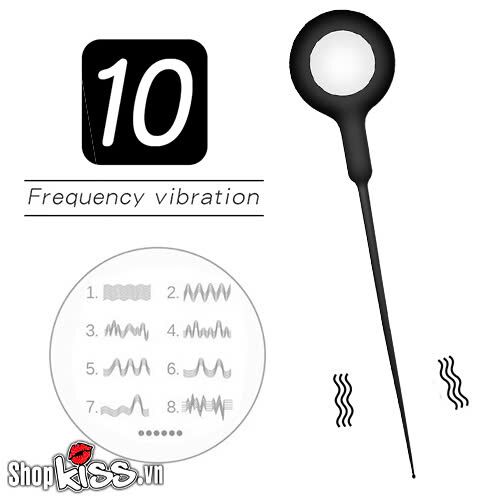 Thanh kích thích niệu đạo rung 10 mức JIUUY trải nghiệm đỉnh cao