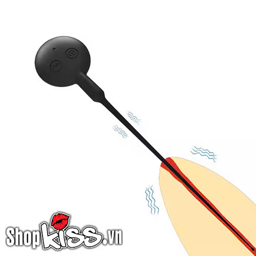 Thanh kích thích niệu đạo rung 10 tần số, silicon ABS an toàn, tăng khoái cảm