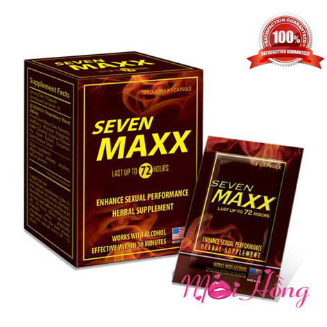 Sevenmax tăng sinh lý nam tự nhiên tác dụng đến 72 giờ bền lâu 