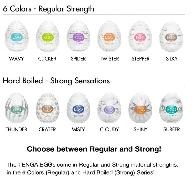Trứng Thủ Dâm Tenga Egg Black – Đồ Chơi Tình Dục Cao Cấp