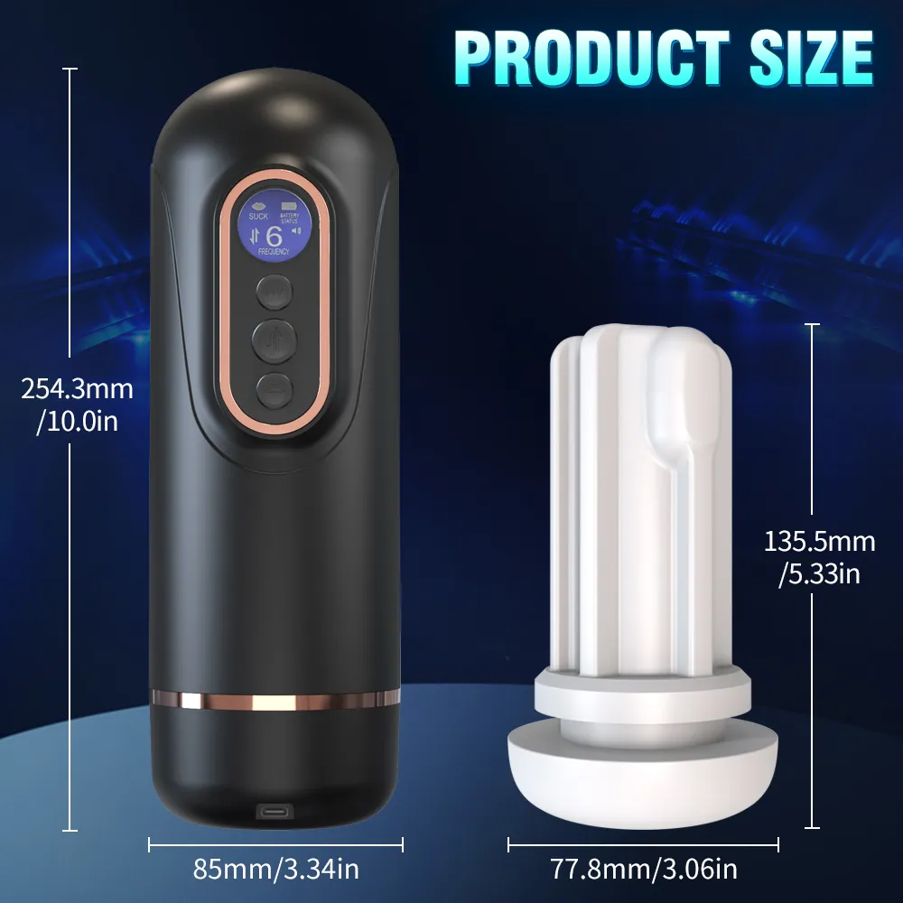 Máy thủ dâm cao cấp rung thụt co bóp 9 chế độ rung 7 thụt