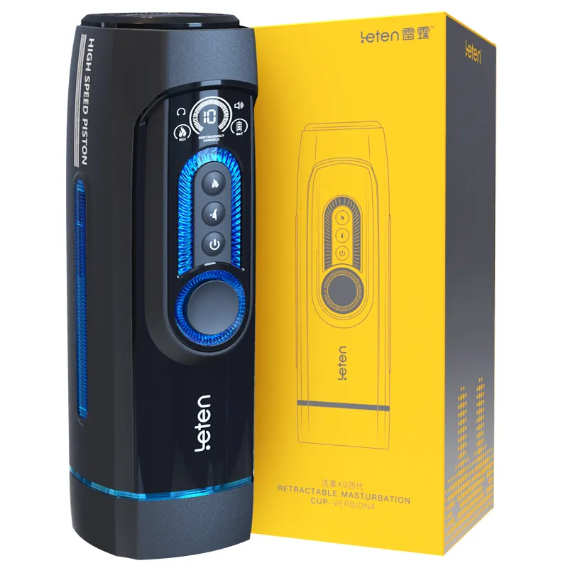 Máy Thủ Dâm Letten X9 Piston 4 Âm Thanh Sưởi Ấm Tự Động