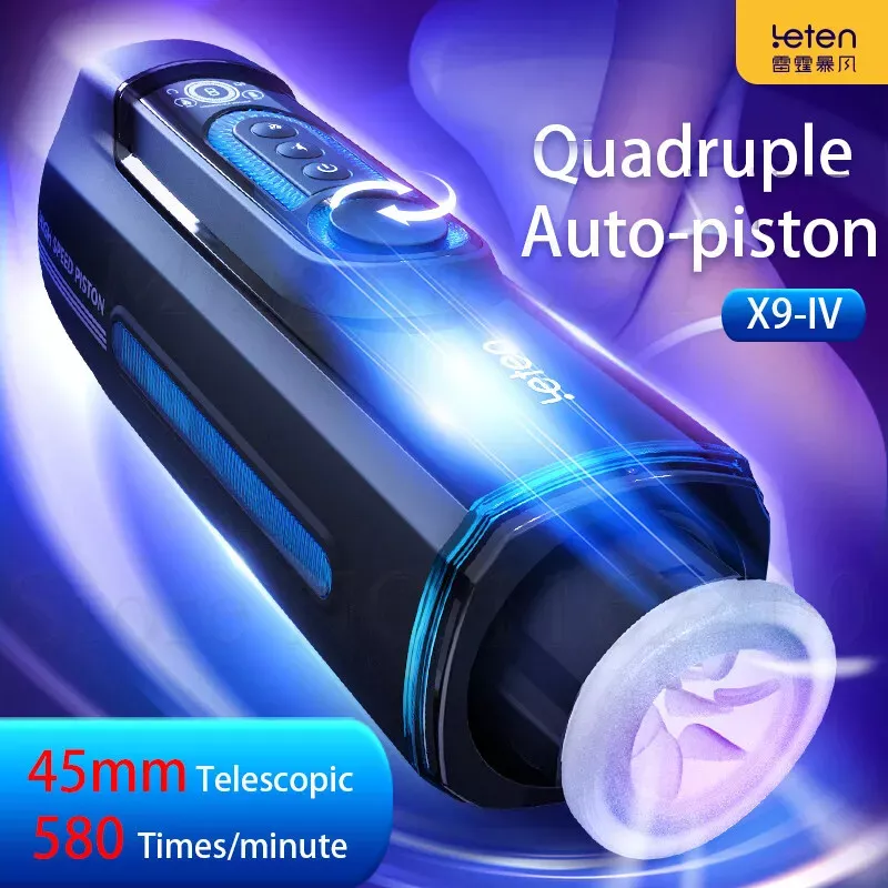 Máy Thủ Dâm Letten X9 Piston Phiên Bản 4 Sưởi Ấm Âm Thanh