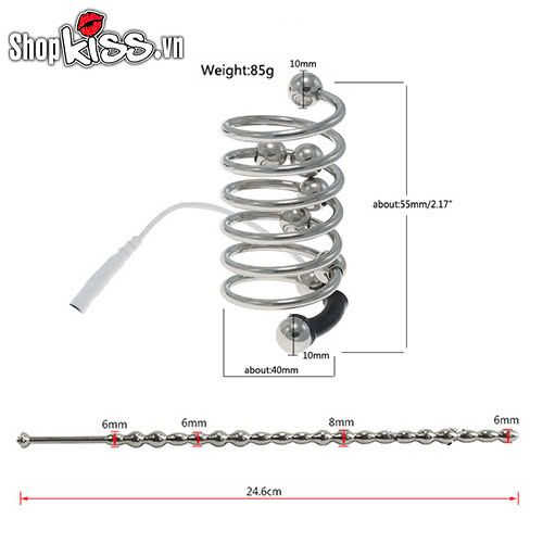 Dụng cụ xung điện kích thích niệu đạo dương vật tăng khoái cảm