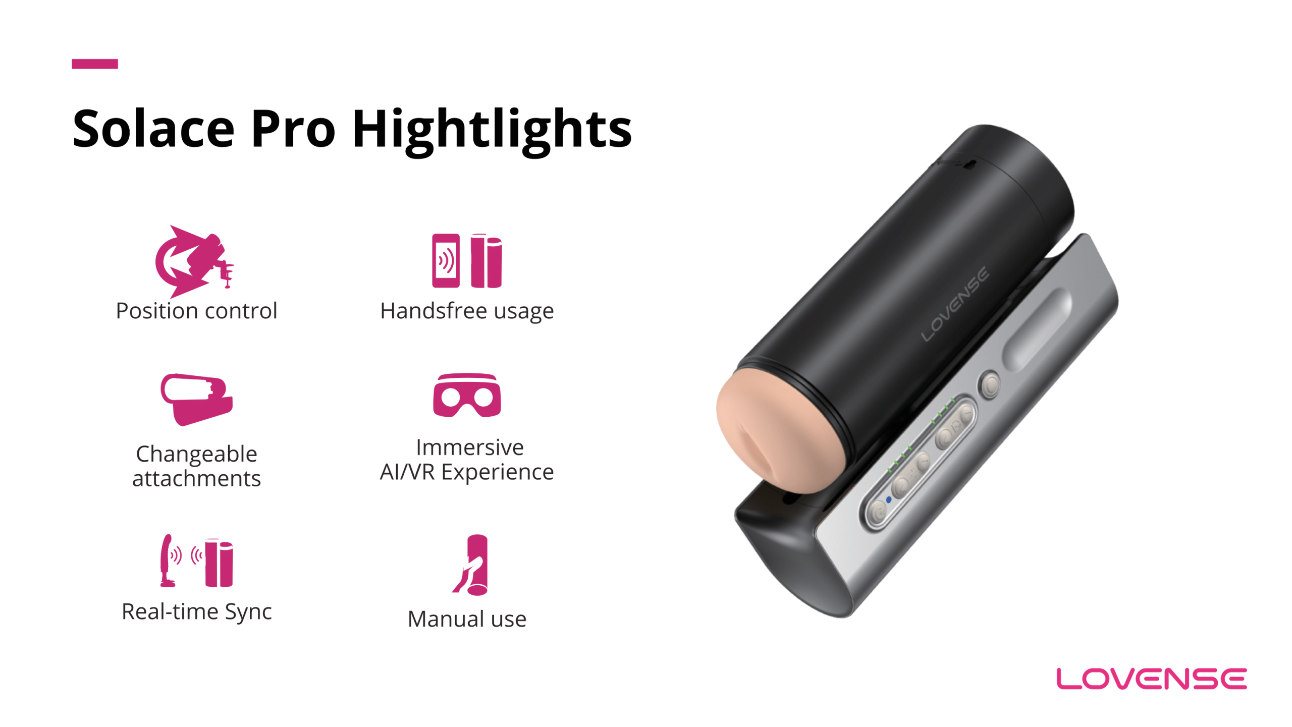 Máy Thủ Dâm Solace Pro Công Nghệ AI Kích Thích Cực Khoái