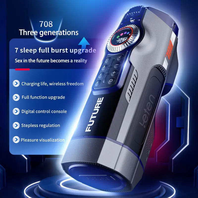 Máy thủ dâm Leten Future 708 tự động sạc USB type-C hiện đại