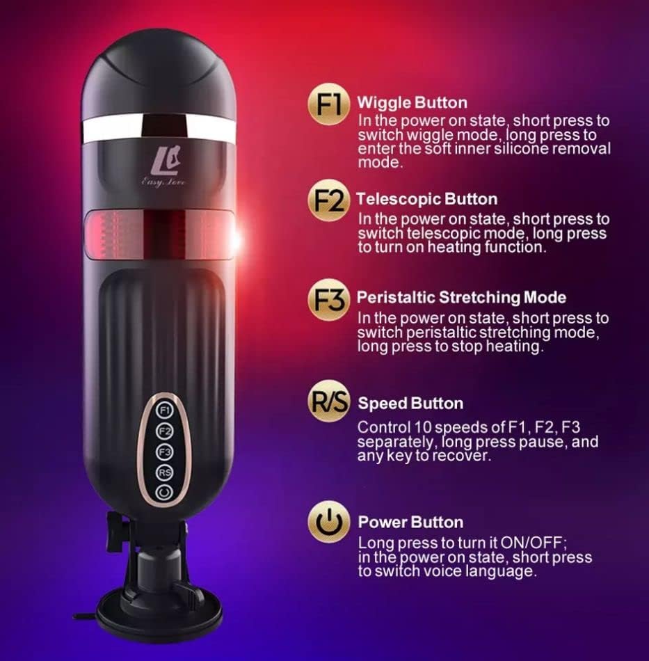 FreeLander Easy Love máy thủ dâm rung thụt tỏa nhiệt siêu thật