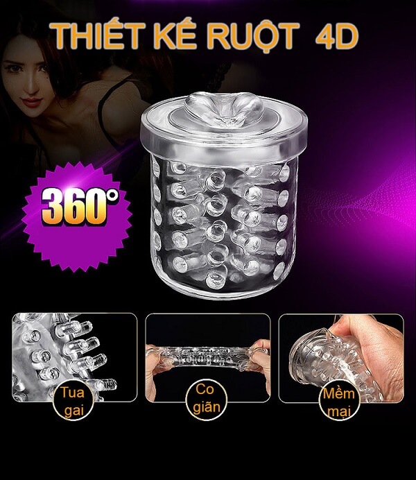 Máy Thủ Dâm EASYLOVE Tự Động Đa Chế Độ Rung Thụt Mạnh Mẽ