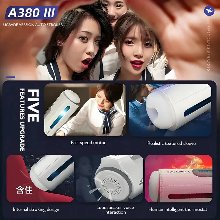Leten A380 Pro High-End Male Sucking Masturbator Silicone