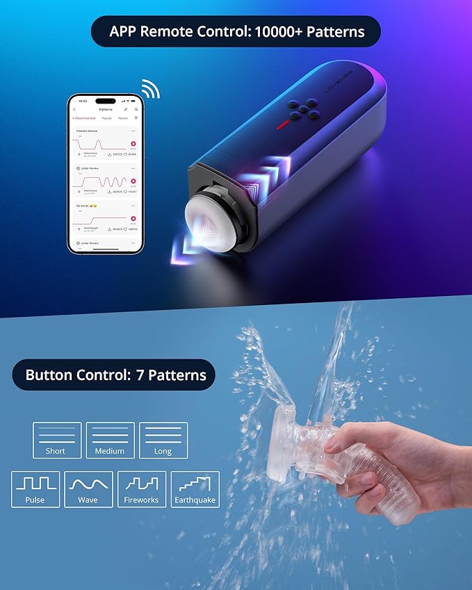 Lovense Solace - Máy Thủ Dâm Tự Động, Điều Khiển App, Siêu Phê