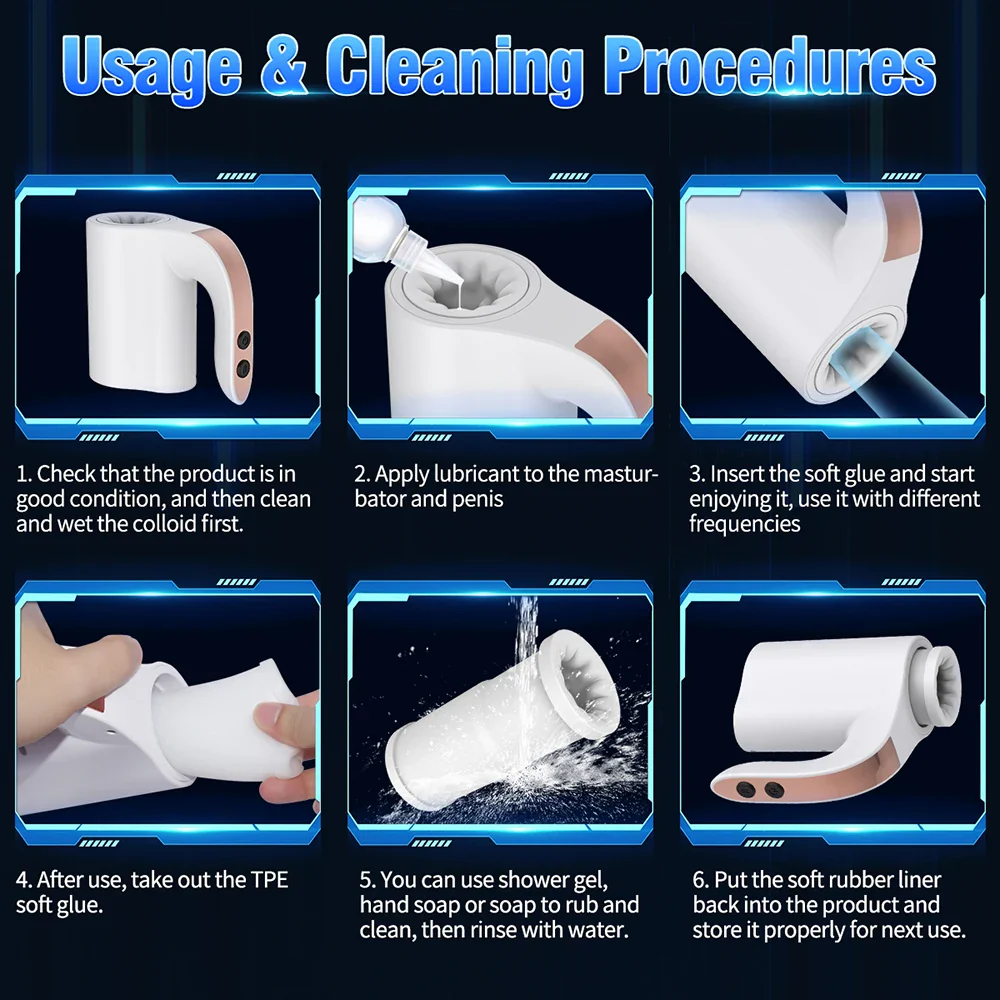 Cốc Tự Sướng Nam Nữ 10 Chế Độ Rung Xoay Mạnh Mẽ