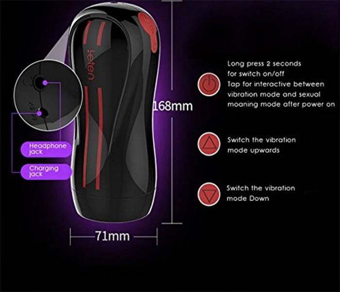 Cốc thủ dâm Leten rung mạnh cực phấn khích tăng khoái cảm
