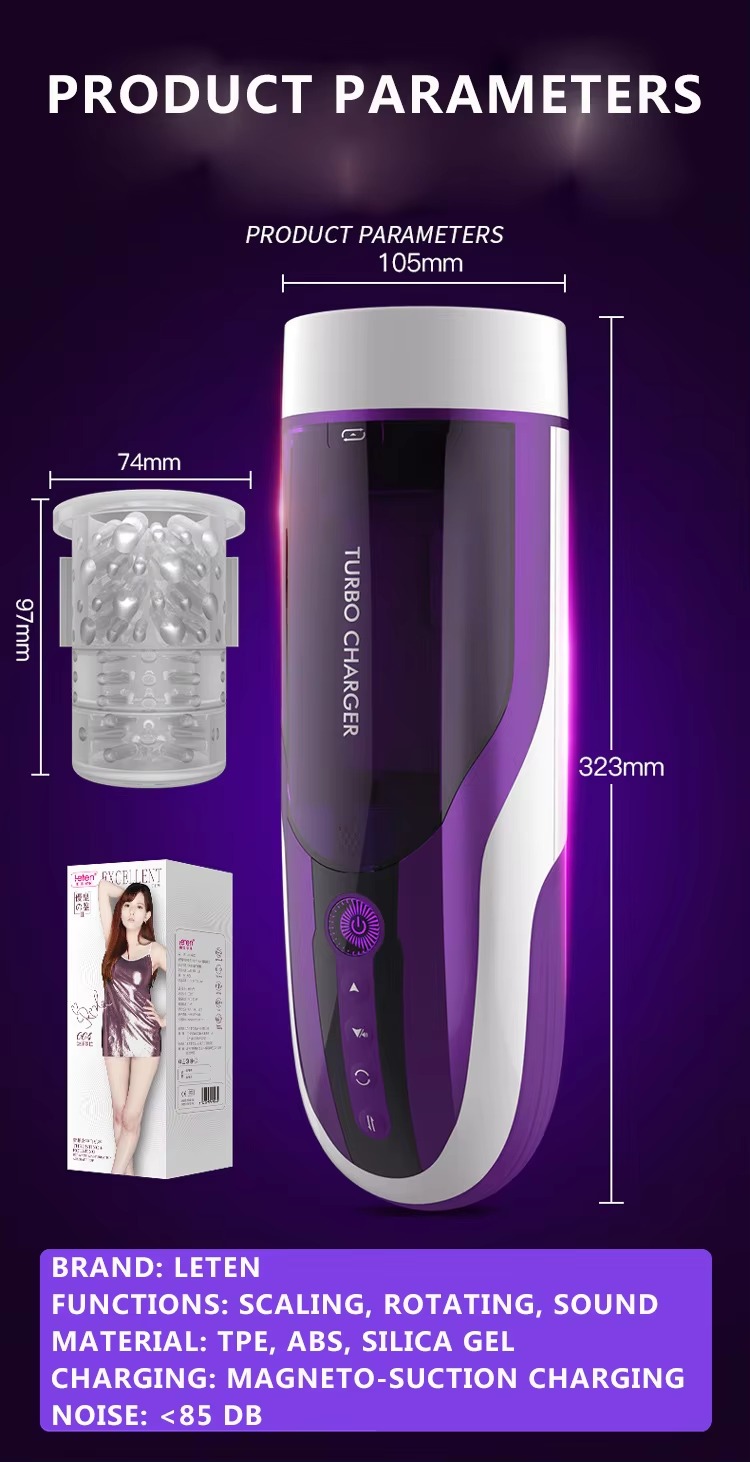 Âm Đạo Giả Leten Turbo Charger chất liệu cao cấp, sướng mạnh