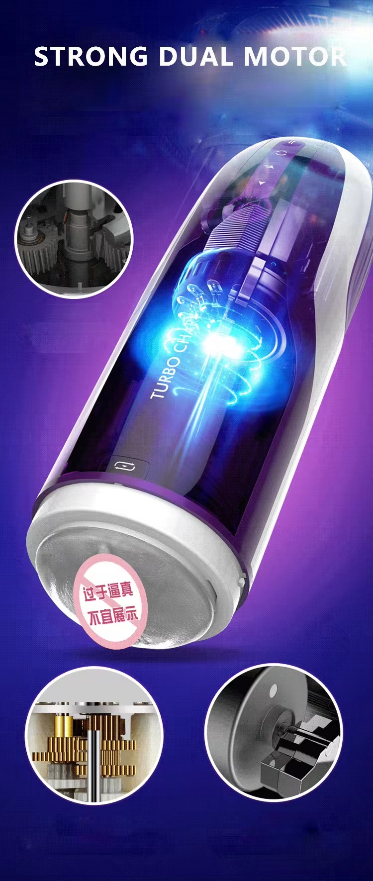 Âm Đạo Giả Leten Turbo Charger chất liệu cao cấp, sướng mạnh