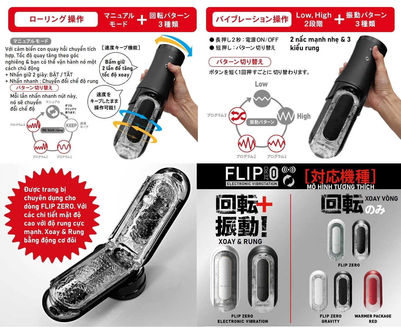 Cốc Thủ Dâm FLIP ZERO Điều Khiển Điện Tăng Khoái Cảm Nam Cốc Thủ Dâm FLIP ZERO Điều Khiển Điện Tăng Khoái Cảm Nam