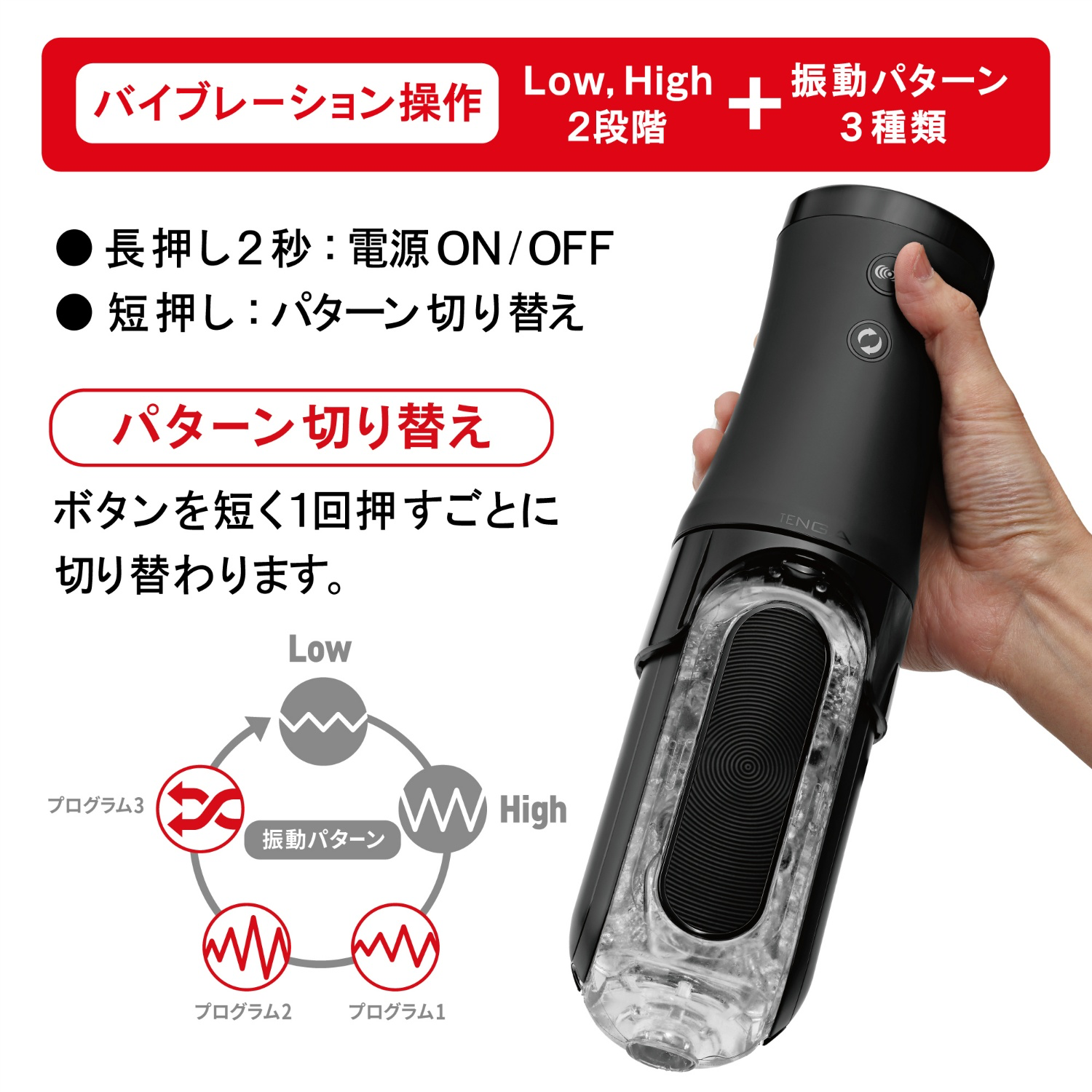 Cốc thủ dâm Flip Zero xoay rung siêu phê Tenga